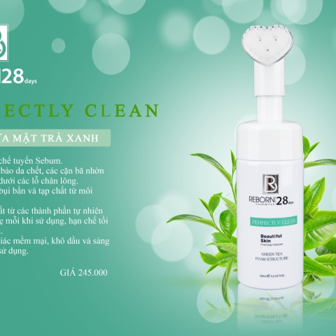 Sữa rửa mặt trà xanh Reborn